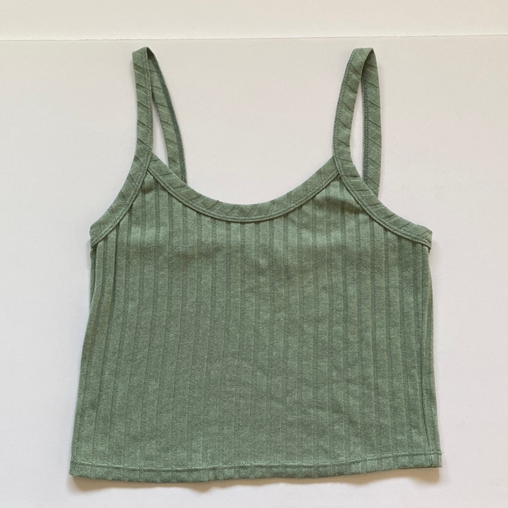 Light Green Crop Top, Size S